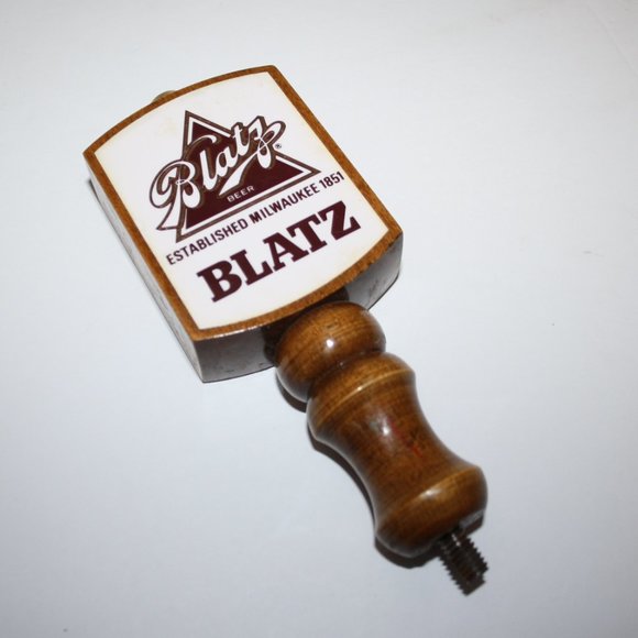 🍺 Vintage Blatz Beer Tap · Open Screw Bottom · 7" Tall - Picture 1 of 6